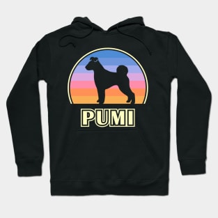 Pumi Vintage Sunset Dog Hoodie